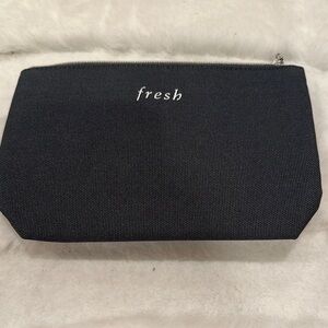 Fresh Black Zipper Pouch